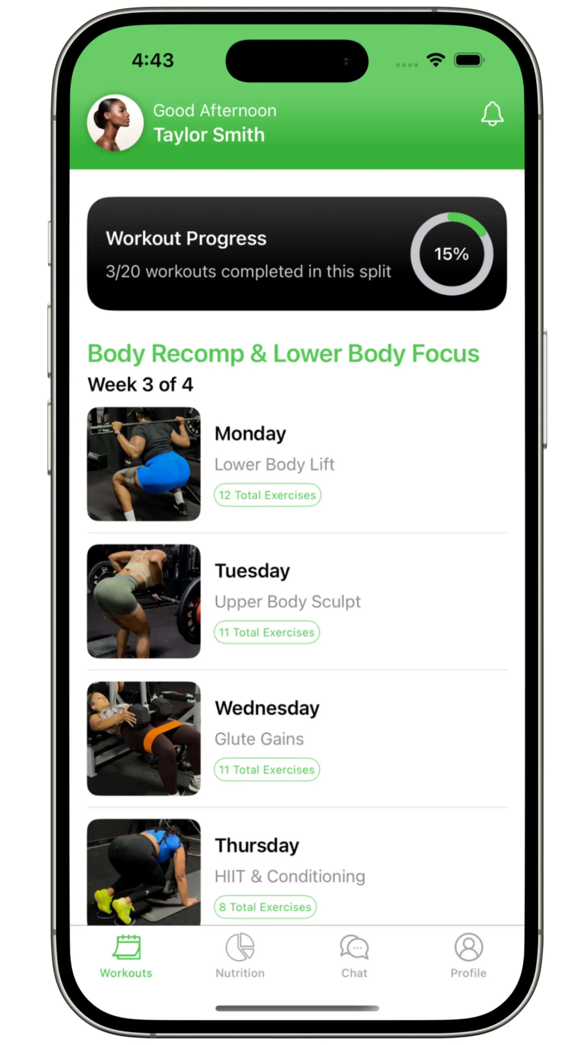 Living Fit Family app preview